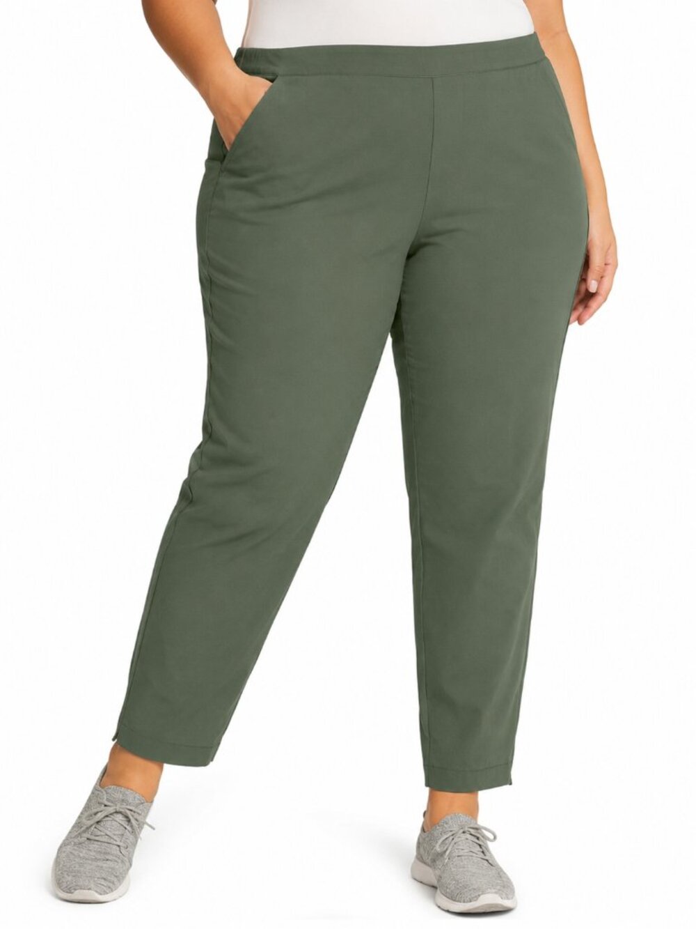 Eddie Bauer Traveler Pants Size XXL Olive Green
